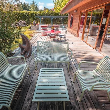 Chambre D'Hotes Neptune Wood Arzens Bagian luar foto