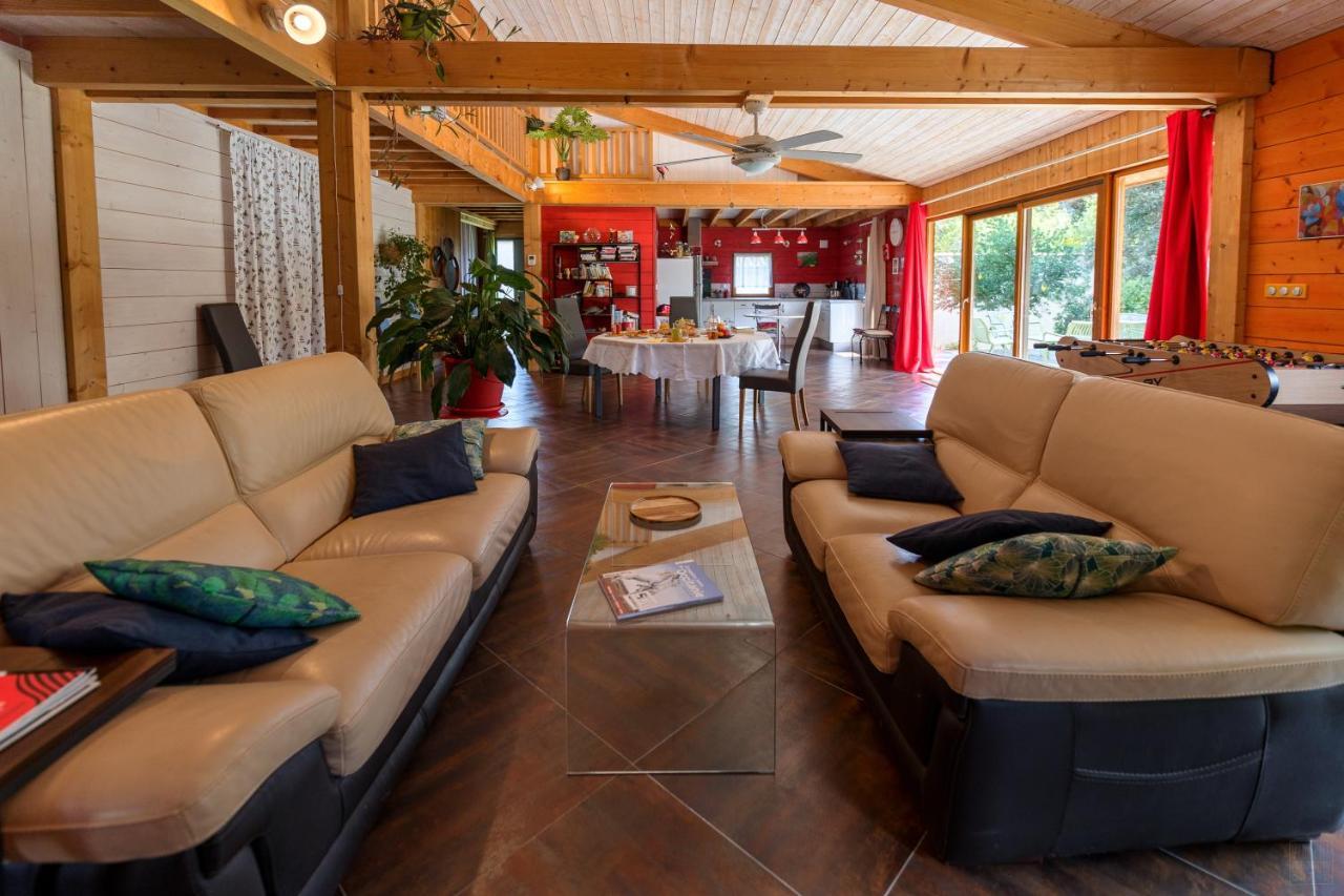 Chambre D'Hotes Neptune Wood Arzens Bagian luar foto