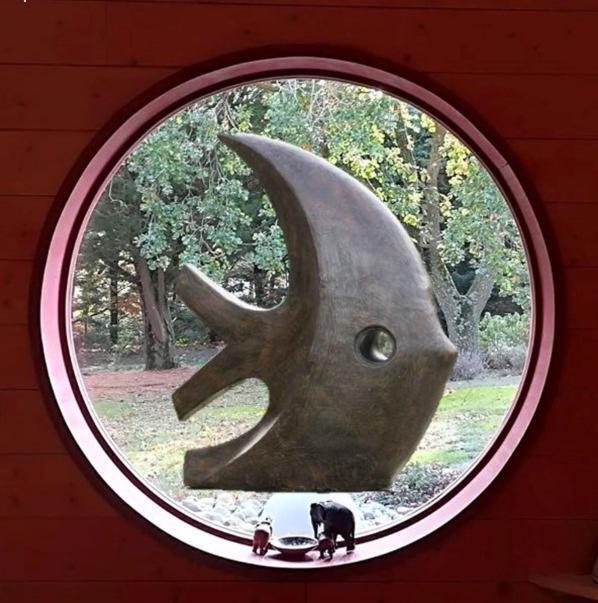 Chambre D'Hotes Neptune Wood Arzens Bagian luar foto